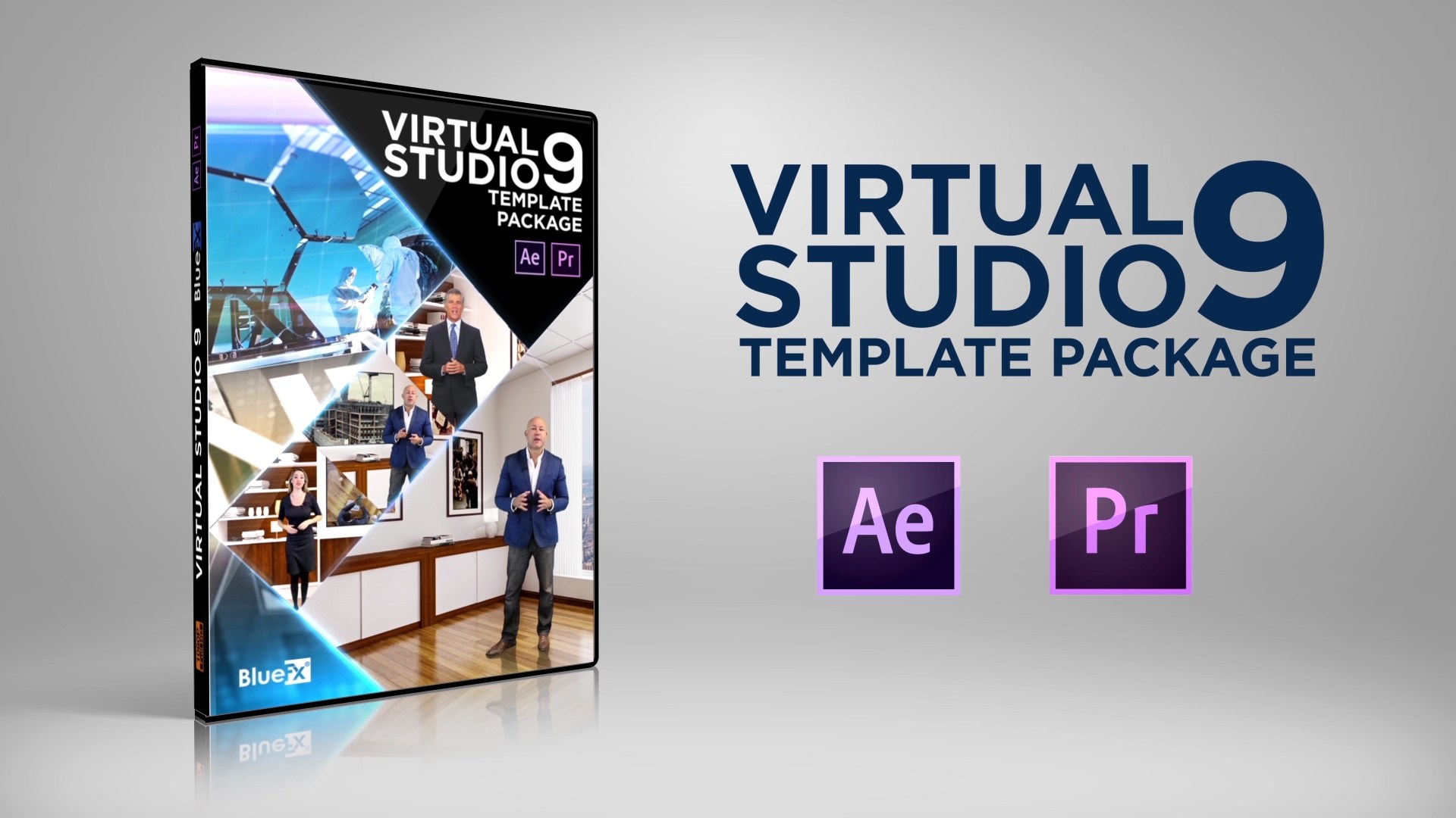 Virtual Studio 9 -After Effects and Premiere Pro Template