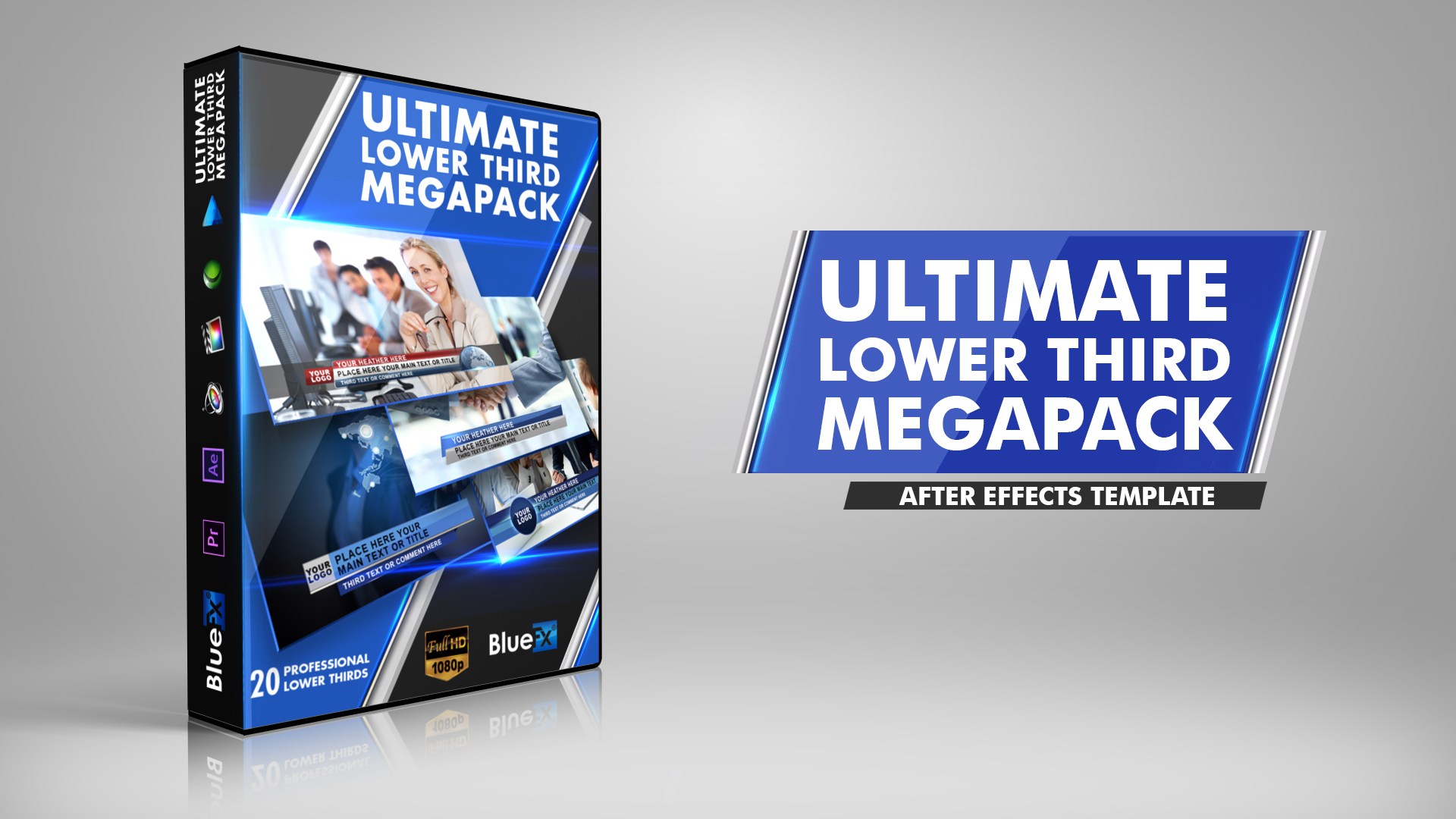 Lower Thirds Mega Pack (20 AE Templates)
